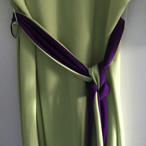 MSK arm hole dress key lime size large L - Picture 3 of 5
